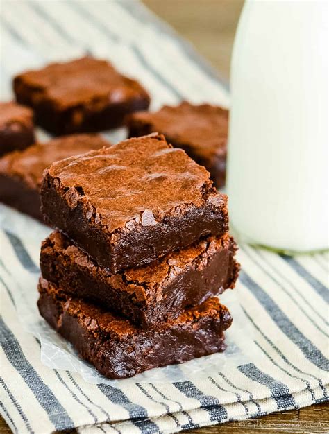 Fudgy Cocoa Powder Brownies Recipe Creations By Kara