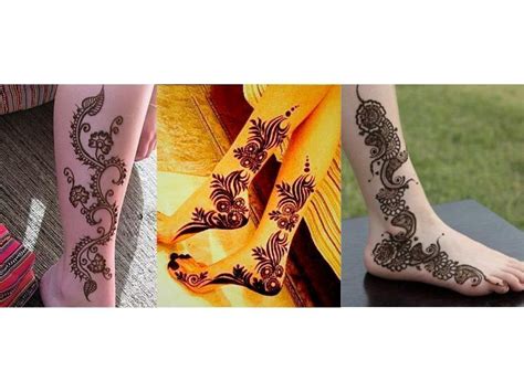 Stunning Ankle Mehndi Designs Fabbon