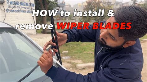 How To Install And Remove Wiper Blades Youtube