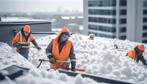 Proven Techniques For Commercial Roof Snow Removal Universal Roofs