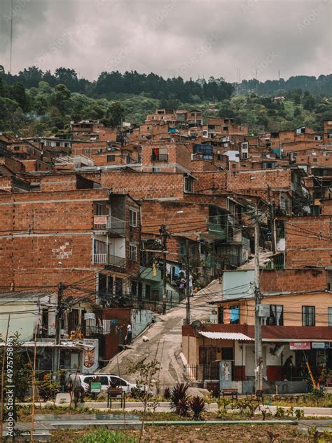 Foto de Medellín Colombia El barrio Pablo Escobar do Stock Adobe