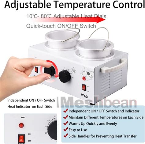 Double Wax Warmer Professional Electric Hair Removal Heater