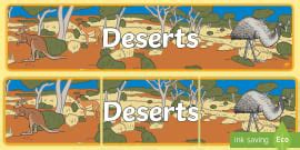 Australian Desert Habitat Word Mat Teacher Made Twinkl