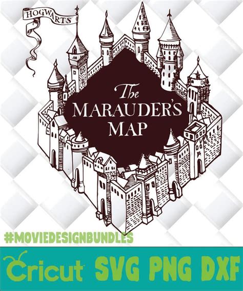 Harry Potter The Marauders Map Svg Png Dxf Clipart Artofit