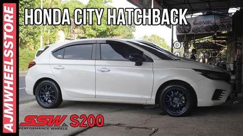 Modifikasi City Hatchback Velg Ssw S Ajmheelsstore Youtube