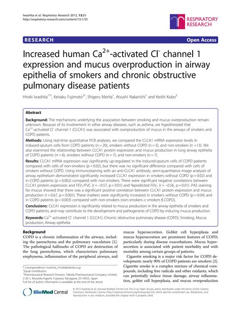 Solution Increased Human Ca Activated Cl Channel Expression And