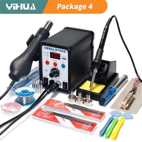 Yihua D Soldering Iron Hot Air Soldering Station Diy Digital Rework Station Phone Repair Bga