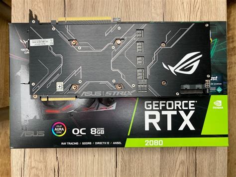 Asus Rog Strix Rtx 2080 8gb Oc Box Rybnik Kup Teraz Na Allegro Lokalnie