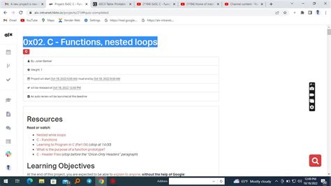 0x02 C Functions Nested Loops QUIZ YouTube