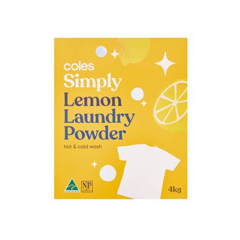 Buy Coles Simply Laundry Powder Lemon Kg Coles