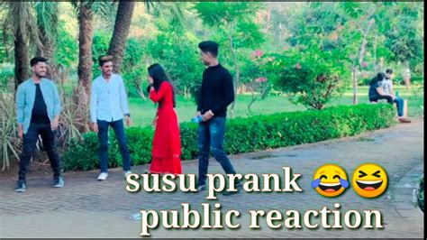 Susu Prank 😂😆 Public Reaction Youtube