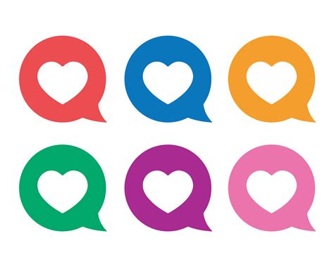 flat design love social media icon 46342132 Vector Art at Vecteezy