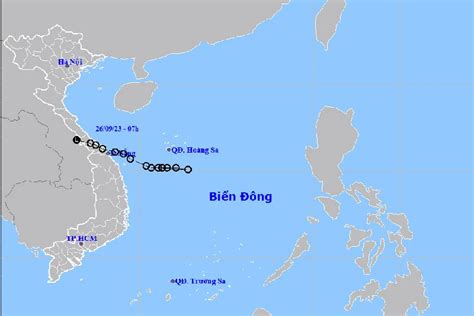 Áp Thấp Nhiệt đới Suy Yếu Trên Khu Vực Nam Lào