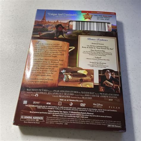 Ratatouille Dvd Brand New Slip Cover Ebay