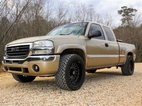 2005 Gmc Sierra 1500 Wheel Offset Aggressive 1 Outside Fender