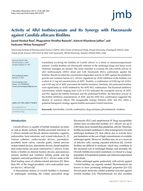 PDF Comprehensive Overview Of Candida Auris An Emerging Multidrug