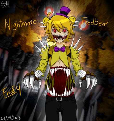 Fnaf 4 Nightmare Fredbear Fan Art by Emil-Inze.deviantart.com on ...