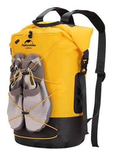 Mochila Seca Estanca Impermeable Naturehike Color Amarillo Litros