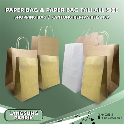 Jual Kantong Kertas Paper Bag Kantong Kertas Roti Fried Chicken