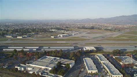 K Stock Footage Aerial Video Of Approaching The Salinas Municipal