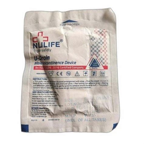 Latex Nulife U Drain Male Incontinence Device At Piece In Pune