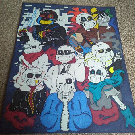 Sans' Poster by trashtothebone on DeviantArt