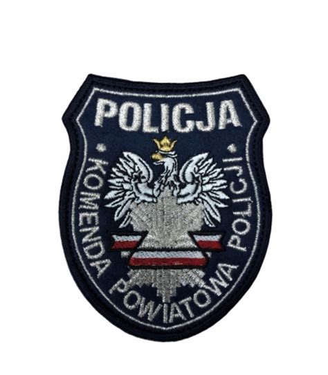 Emblemat Policyjny Komenda Powiatowa Policji MunduryPrestige