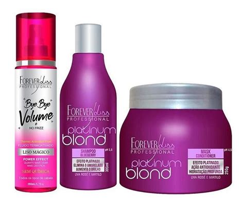 Forever Liss Bye Bye Volume Kit Matizador Platinum Blond Matizador