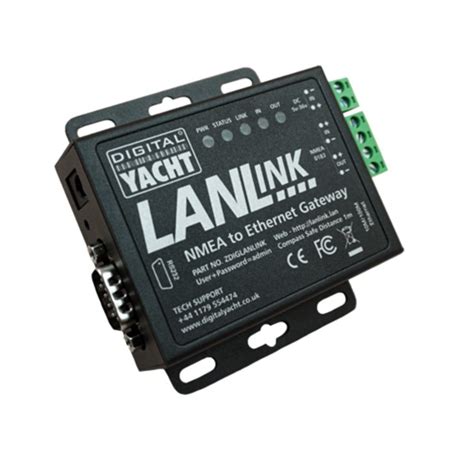 LANLINK NMEA 2000 ZU ETHERNET GATEWAY ZDIGLANLN2K Digital Yacht