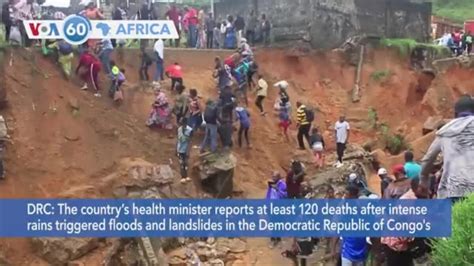 Voa Africa Floods And Landslides Kill At Least In Congolese Capital