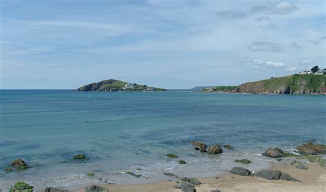 Bantham Beach a superbly sunny place, in Devon