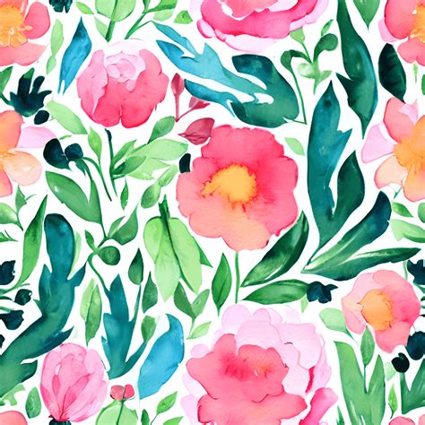 Watercolor Floral Clip Art · Creative Fabrica