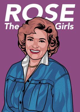 Rose The Golden Girls Poster Picture Metal Print Paint By Imad