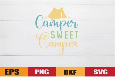 Camper Sweet Camper Graphic By Ranastore 432 · Creative Fabrica