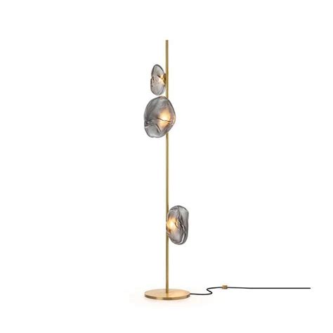 Lampada Da Terra Petali In Vetro Floor Lamp Lamp Glass Lamp Shade