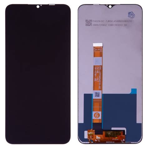 Lcd Compatible With Realme Black Without Frame Original Prc