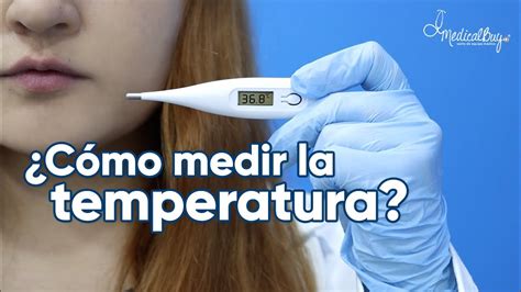 Cómo medir la temperatura con un termómetro digital YouTube