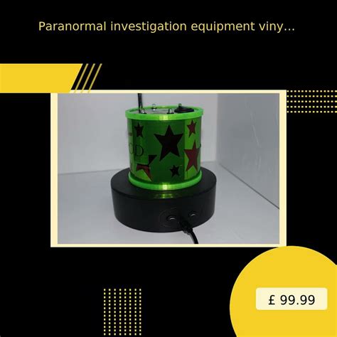 Paranormal Investigation Equipment Vinyl Wrapped Supernatural Emf