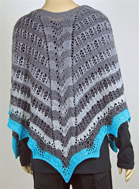 Fade To Blue Faroese Shawl Pattern By Tanja Luescher Pattern Ravelry