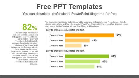 Comparative Bar Chart Powerpoint Diagram Pptx Templates