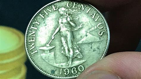 1960 Philippines 25 Centavos Coin • Values Information Mintage