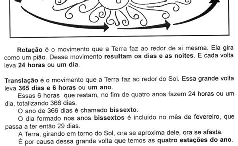 18 Atividades Sobre Os Movimentos Da Terra Para Imprimir Otosection