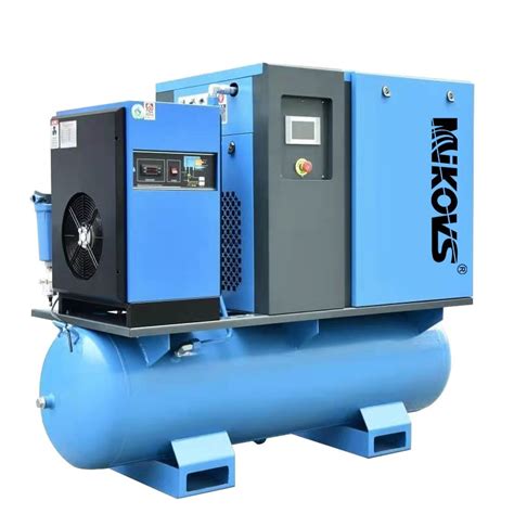 Mikovs Mcs 11atd 11 Kw 15 HP Integrated Screw Air Compressor With 300L