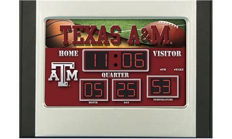 NCAA Scoreboard Alarm Clock | Groupon Goods