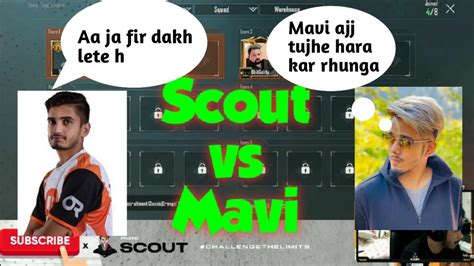 Scout Vs Mavi Tdm Match Pubg Mobile Youtube