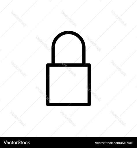 Lock Icon Set Secure Password Symbol Privacy Vector Image