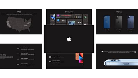 Free Apple PowerPoint Template and Google Slides Themes