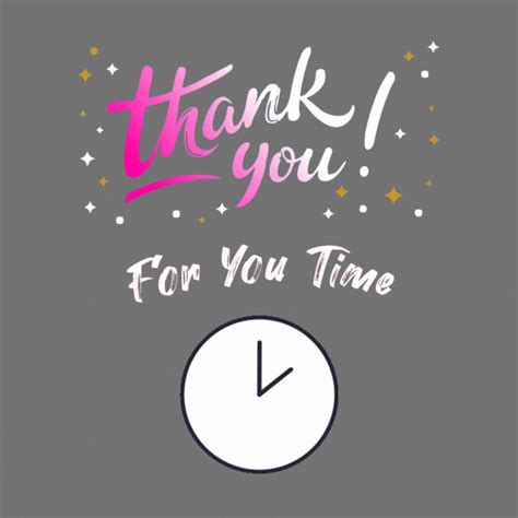 Animated Thank You For Your Time Ecard Send A Charity Card Birthday Anniversary Thank You