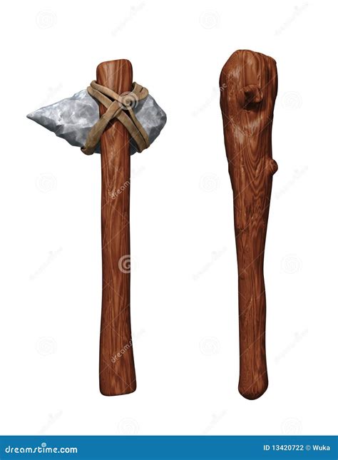 Prehistoric Weapons Stock Photo | CartoonDealer.com #13420722