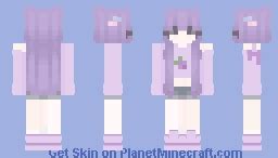 Purple Girl Minecraft Skin